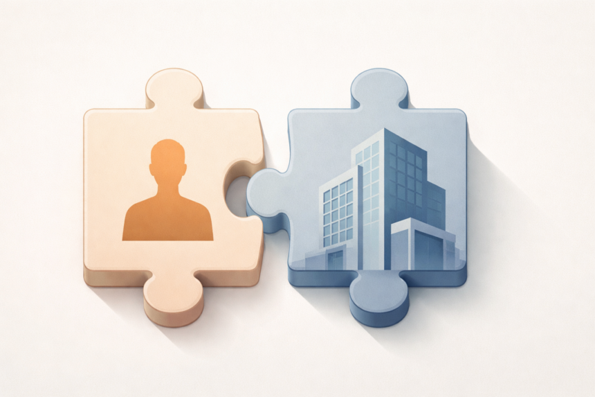 Pièces de puzzle presque réunies L’engagement peut-il s’obtenir, ou résulte-t-il d’une coïncidence de dispositions ?